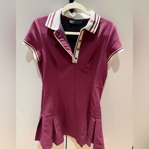 Zara maroon dress